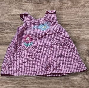 BABY GIRL'S T.M.C SMOCKED WATERING CAN AND FLOWER DRESS